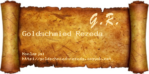 Goldschmied Rezeda névjegykártya